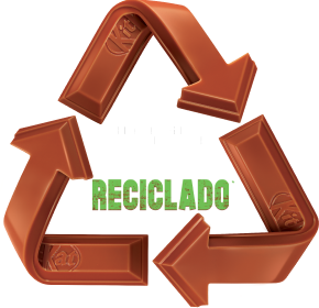 Embalagem de plástico reciclado